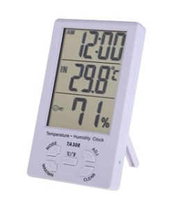 Higrometro pantalla led
