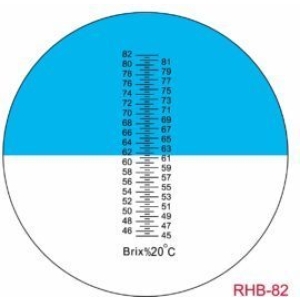 Refractometro leche condensada de 45% a 82% brix