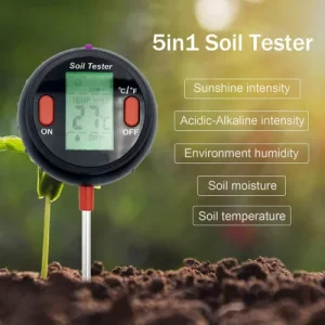 Medidor Humedad Del Suelo Digital son 5 analisis, Lcd