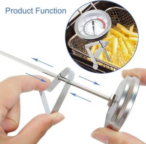 Termómetro Bimetálico Sonda 15″ .especial Freír Alimentos