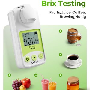 Refractómetro Digital Lafmate Bm-169 Medidor Brix 0-95%jugos